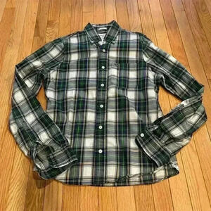 Abercrombie & Fitch Men's Plaid Muscle Fit Button-Up Shirt Size M